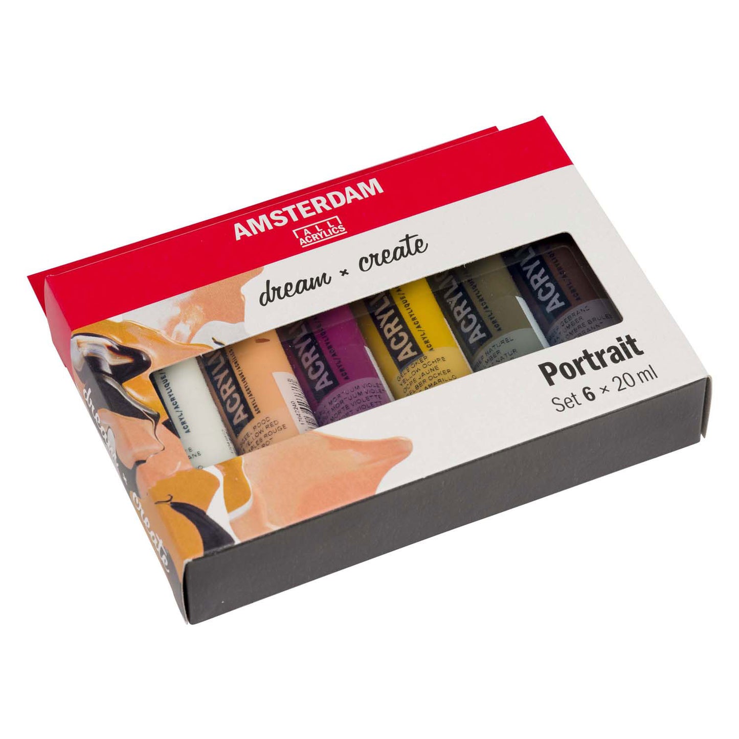 Amsterdam standard series acrylverf portret set | 6 × 20 ml