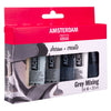 Amsterdam standard series acrylverf grijstinten set | 6 x 20 ml
