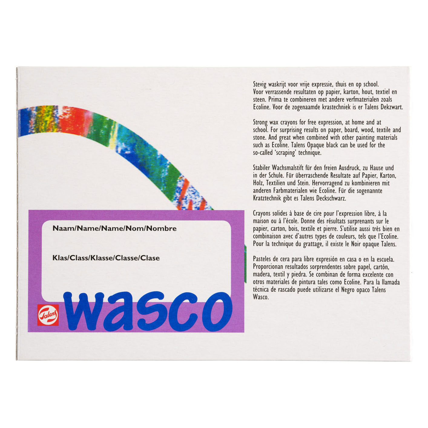 Talens • wasco waskrijt set 1010c12