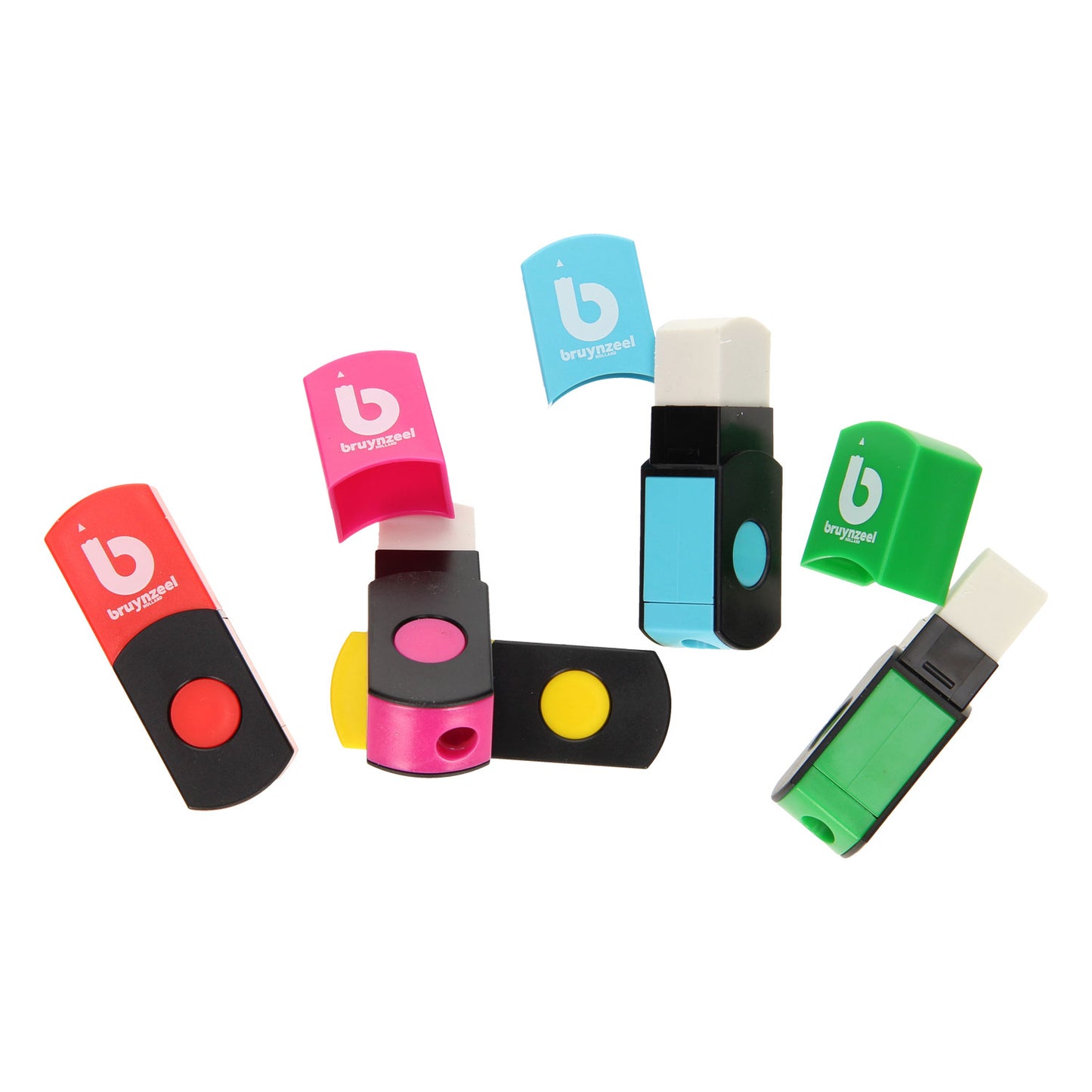 Bruynzeel puntenslijper met gum