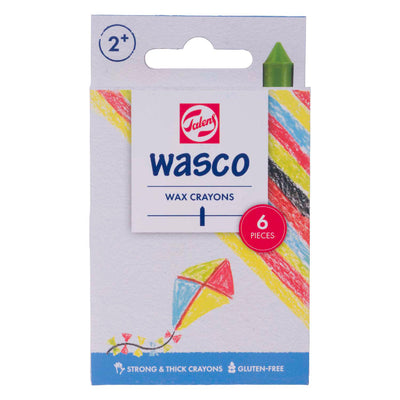 Talens • wasco waskrijt set 6 kleuren