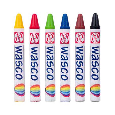 Talens • wasco waskrijt set 6 kleuren