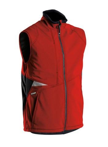 Dassy bodywarmer fusion rood zwart s