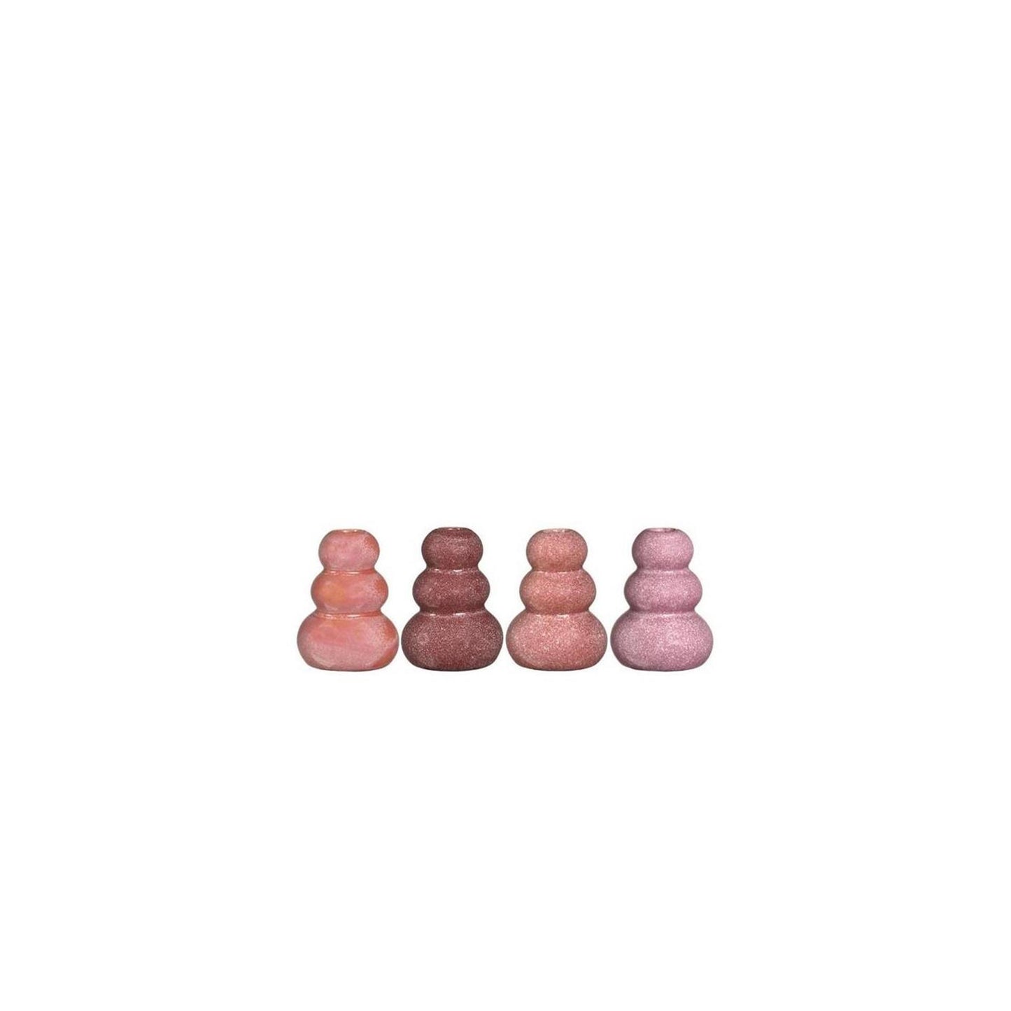 Ideas 4 seasons pebble vaas h9,5xø7cm pink 4ass kleuren