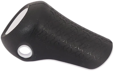 Gazelle handvat dop rechts basis 88 mm - zwart met witte bies