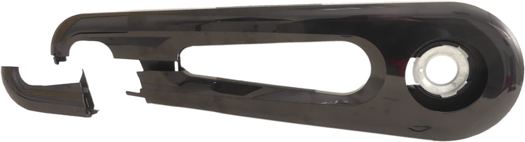 Gazelle kettingkast linea 2 lang - glanzend zwart