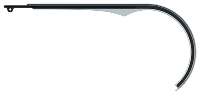 Sturmeyarcher kettingscherm herrmans slim 48t - zwart transparant