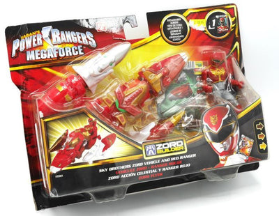 rangers sky brothers zord vehicle met red ranger