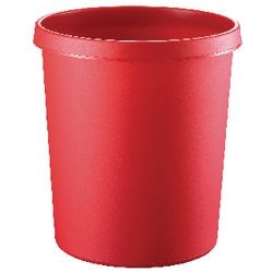 Afvalbak helit 18 liter rood