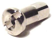 Alpina speichennippel spoke nipple 2 mm 12,30mm long brass sil.