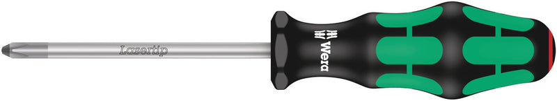 Wera schroevendraaier | maat ph 1 | klinglengte 200 mm | 2-componentengreep | ronde kling | 1 stuk - 05008712001 - 05008712001