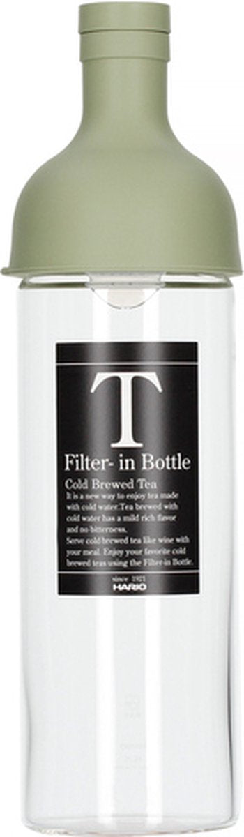 Hario filter in bottle - smokey green - 750ml
