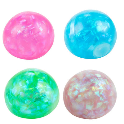 Toi-toys toi toys anti stressbal met glitter ø6cm
