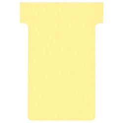 T-insteekkaarten karton 170g m2 60x15x85x48,5mm geel