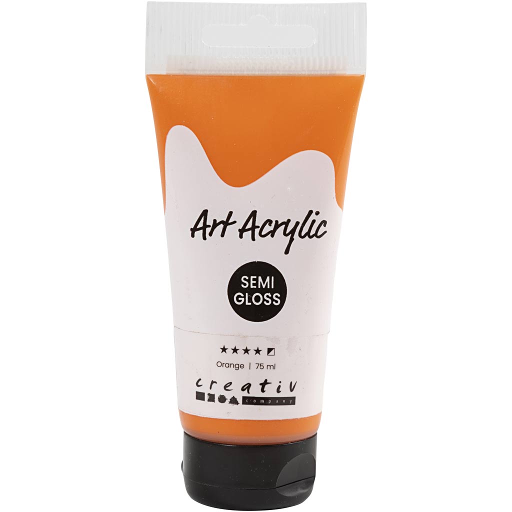 Pigment Art Acrylverf Oranje, 75ml