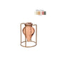 Ideas 4 seasons bloemenvaas breeze amber ã˜8,5xh11cm