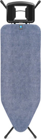 Brabantia strijkplank c - voor strijkijzer - 124x45 cm - denim blue