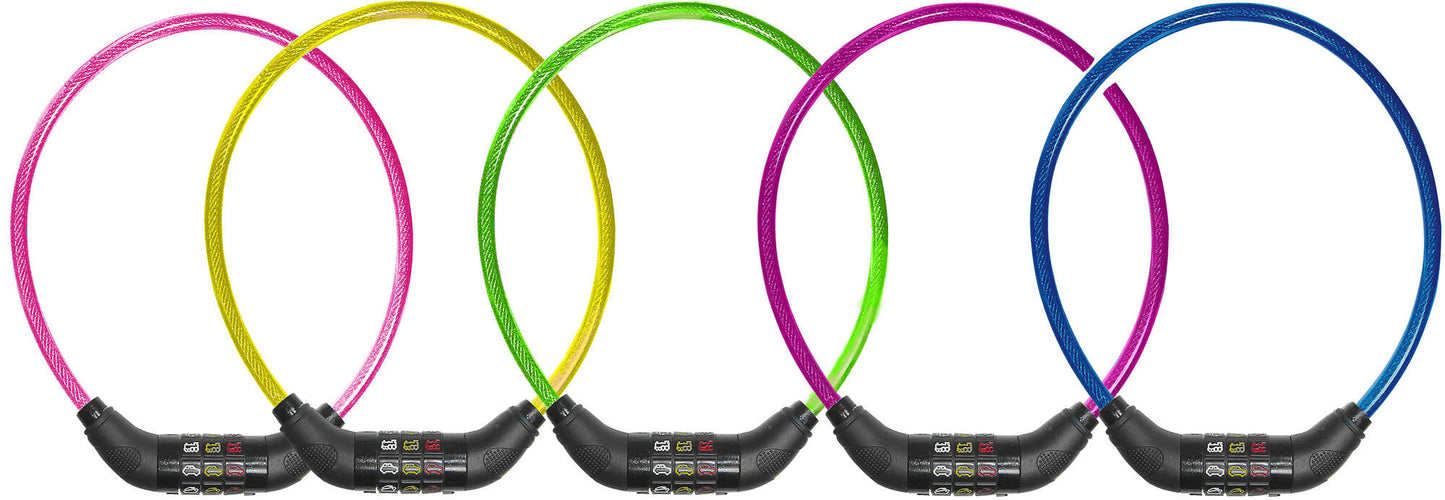 Security plus kabelslot csl 60 kids cab.lock sec.plus ass.colors