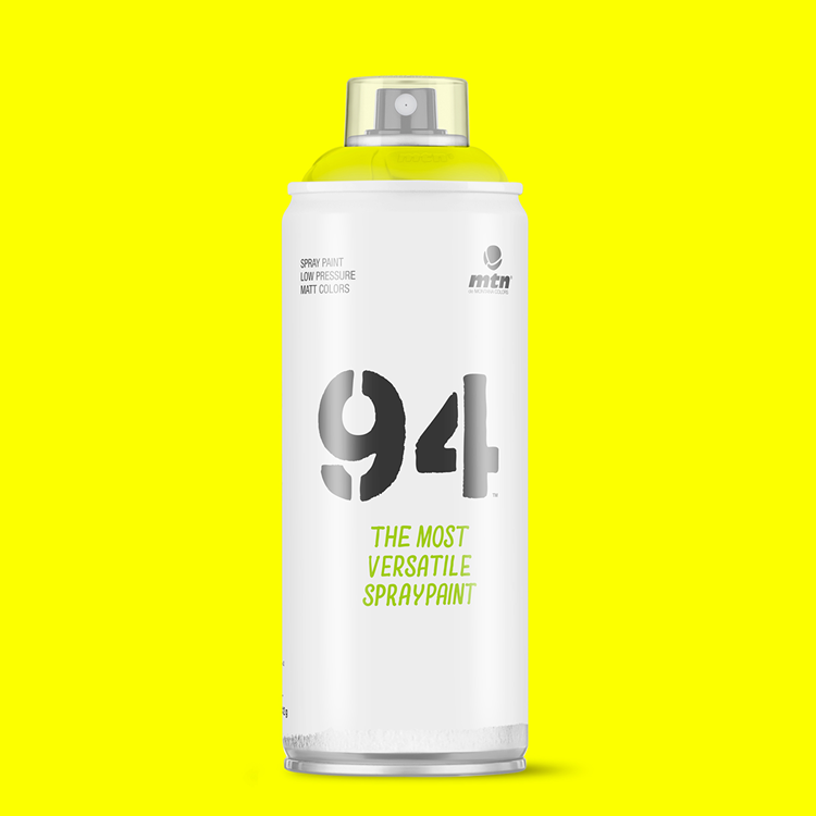 Mtn 1070610 - 94 fluorescent yellow 400ml | 3 stuks