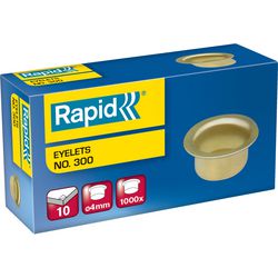 Ringen rapid brass 4 mm koper zink 1.000 stuks 12 vellen