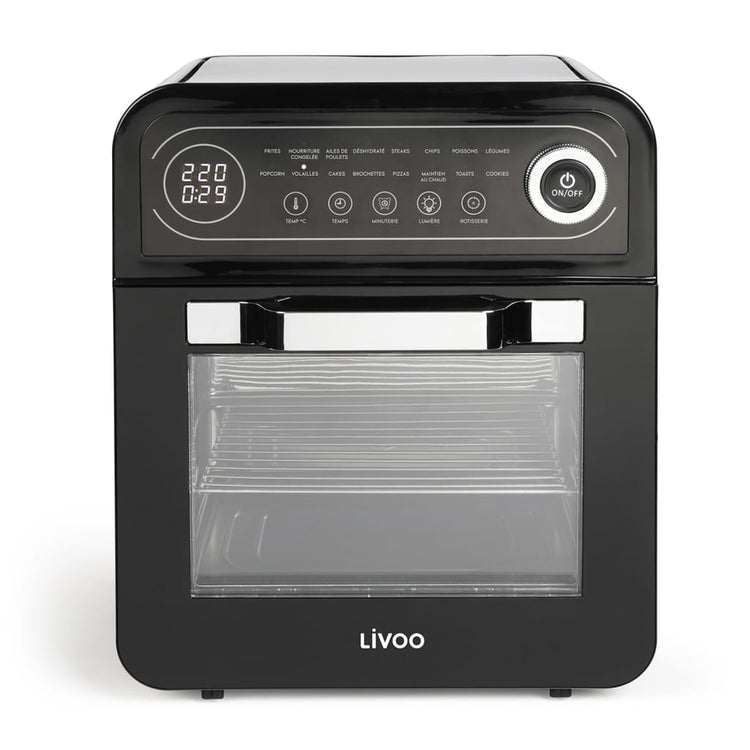 Livoo airfryer oven 1600 w 12 l zwart