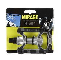 Pedalen Mirage Anti-Slip Aluminium zilver