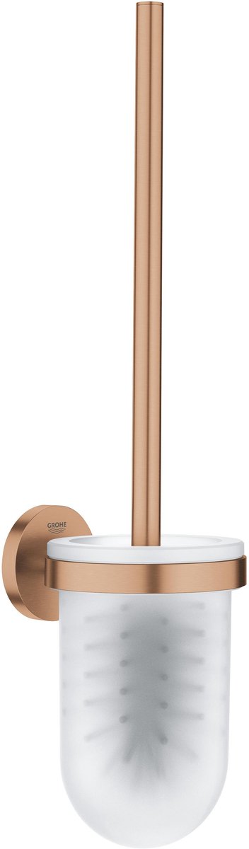 Grohe start toiletborstelset – wandmontage – schroeven of lijmen – glas metaal – geborsteld warm sunset