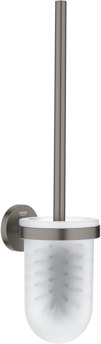 Grohe start toiletborstelset – wandmontage – schroeven of lijmen – glas metaal – geborsteld hard graphite