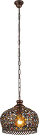 Eglo jadida hanglamp - e27 - ø 33 cm - koper antiek