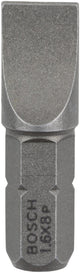 Bosch - bit extra-hard s 1,6x8,0, 25 mm