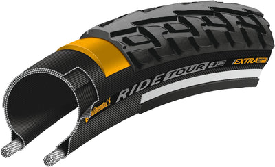 Continental draadband ride tour 37-635 +r zwart
