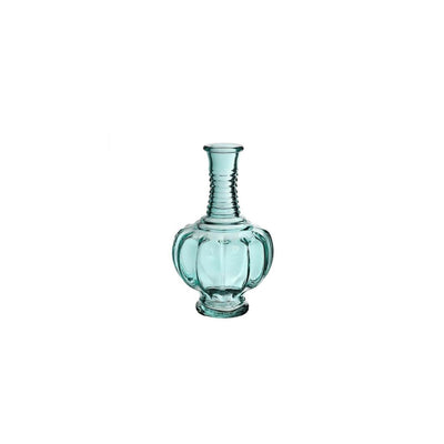 Ideas 4 seasons trevi vaas glas ã˜9xh15cm licht blauw