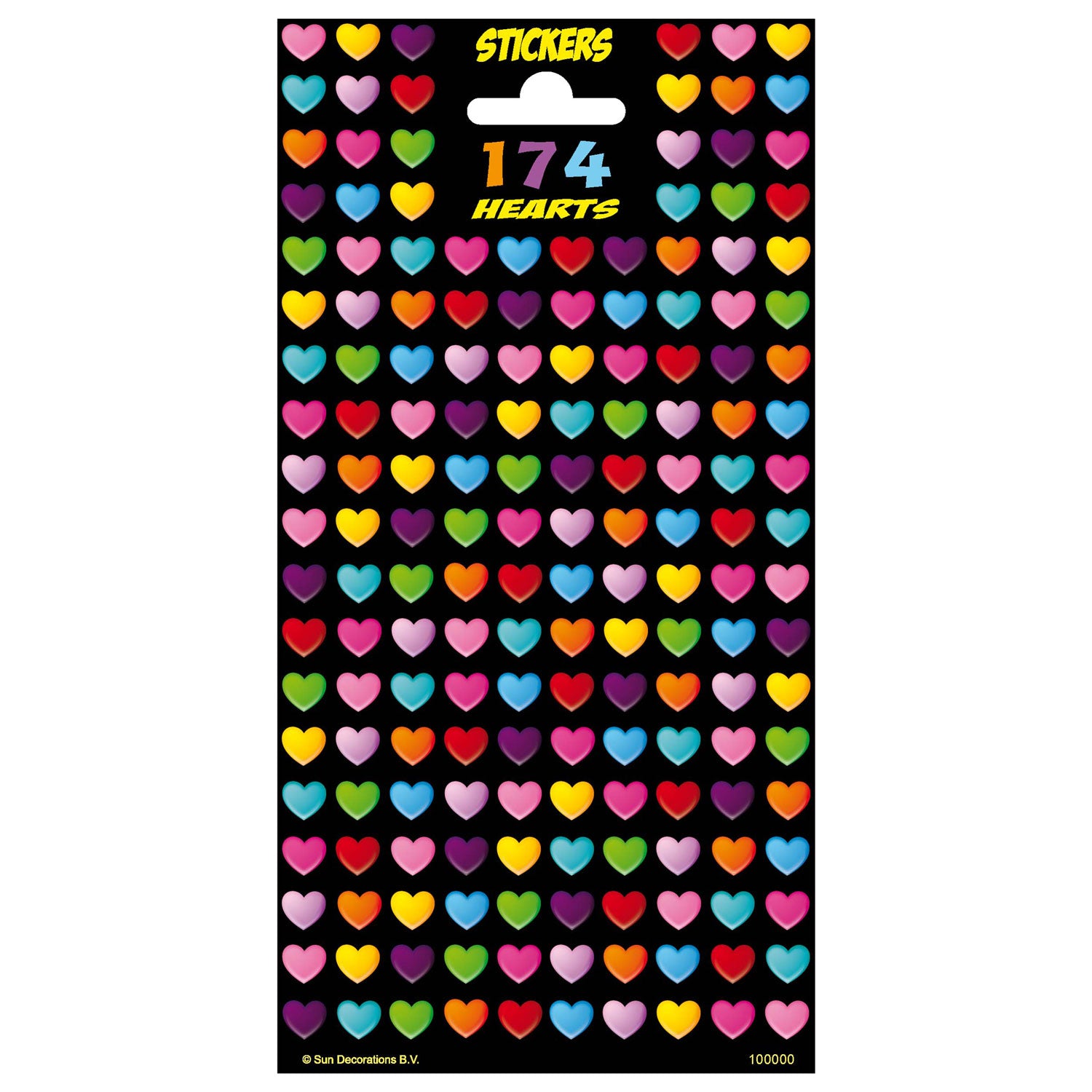 Creative craft group stickervel twinkle - hartjes