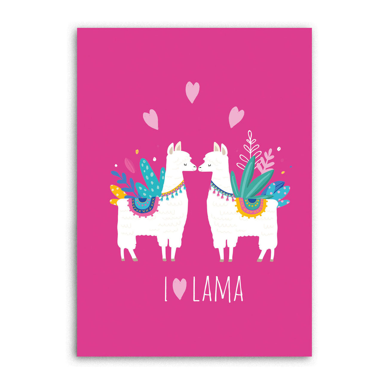 Fleecedeken lama