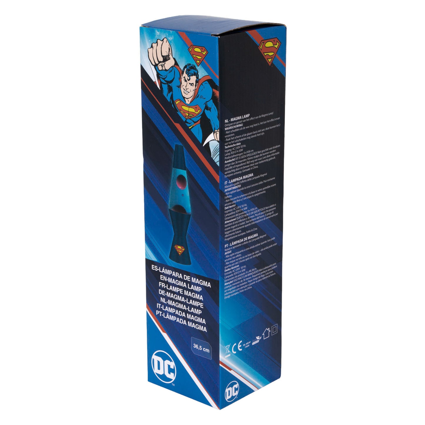 Lavalamp superman, 36cm