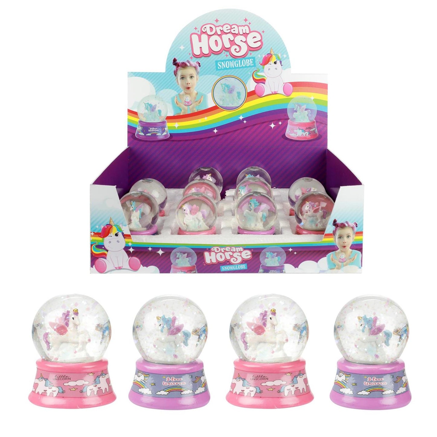 Toi-toys dream horse sneeuwbol eenhoorn