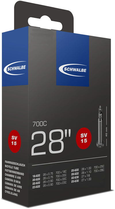 Schwalbe binnenband tube #15 18 28-622 630 sv40 autom