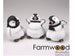 Farmwood animals tuinbeeld pinguin polystone 13x22x20cm