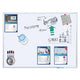 Whiteboard franken staal 150 x 100 mm wit