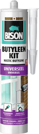 Bison butyleenkit bruin koker 300 ml, voegkit, deur- en raamkozijnen, vensterbanken, wandplaten, overschilderbaar, waterbestendig, temperatuurbestendig van -20°c tot +80°c