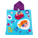 Kids licensing handdoek poncho piraatjes, 60x120cm - afbeelding 1