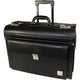 Pilotenkoffer trolley masters london pvc leatherlook 37x48x24cm zwart