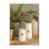 Ideas 4 seasons vaas met hart wit ø6 h.9 cm