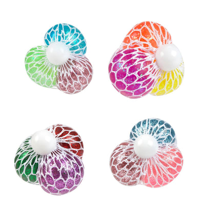 Toi-toys fun glitterknijpbal 4cm set a 3