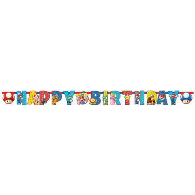 Super mario Super Mario Letterbanner