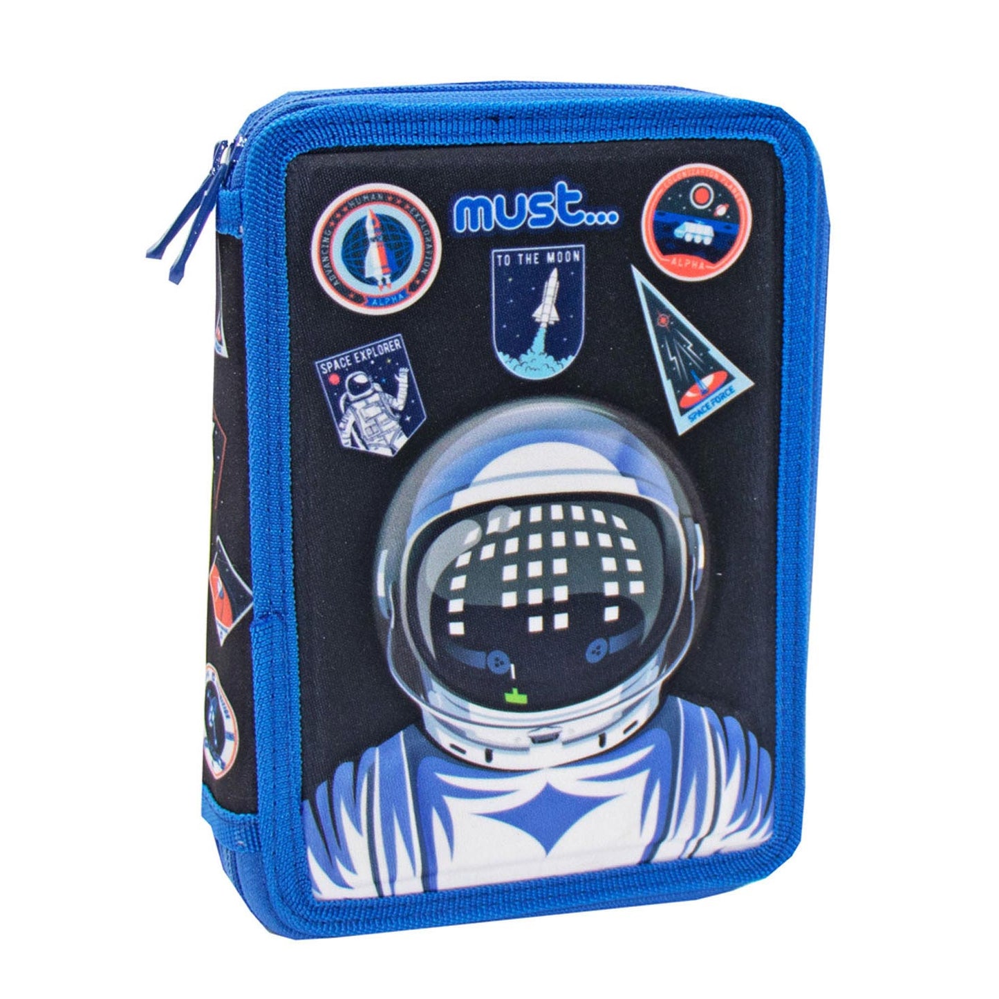 Gevuld etui astronaut