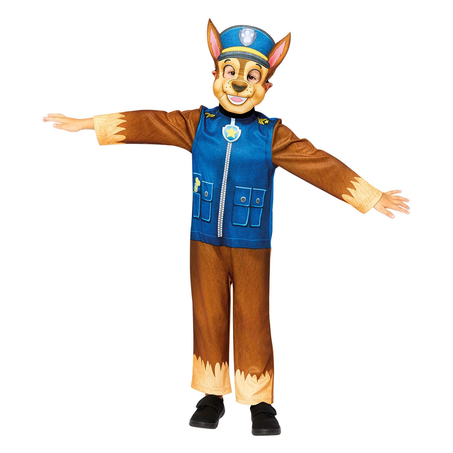 Paw patrol kinderkostuum chase, 4-6 jaar