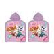 Paw patrol poncho paars, 55x110cm