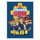 Brandweerman sam fleece deken , 110x140cm