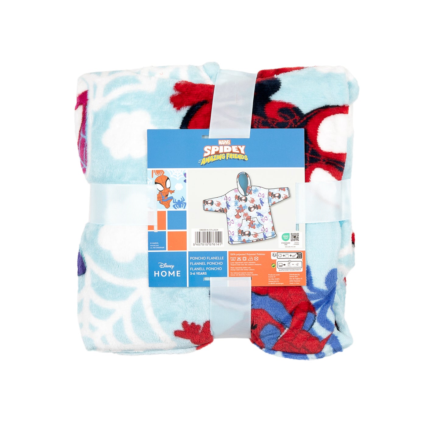 Puch spidey kinder fleece hoodie deken trui, 3-6 jaar